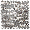 Anaconda, Metallic Frost - Twist&Fit Roman Blind